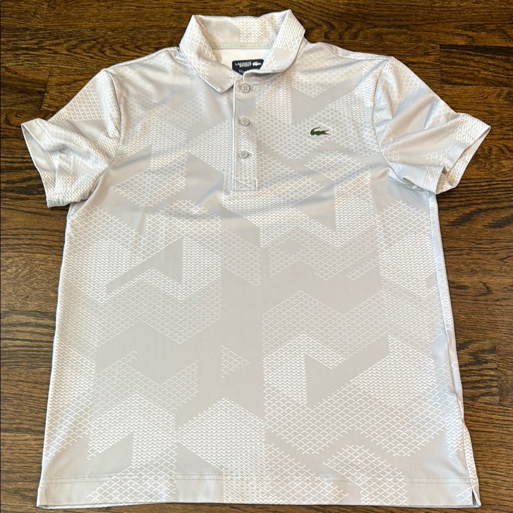 Lacoste White Polo Shirt Classic Design